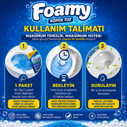 Foamy™ Tuvalet Temizleme Tozu